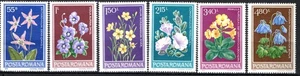 STAMPS ROMANIA- Protected Flowers , set of 6, 1979-** - Picture 1 of 1