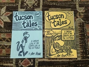 Lote de 2 cómics de colección 1983 Tucson Tales #1 y #2 de Andy Mosier Comix Arizona - Imagen 1 de 23