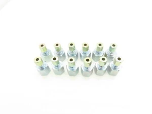 Gerade Innengewinde Klemmverschraubung 3/8" FNPT x 6 mm Rohr 12 Stück - Bild 1 von 7