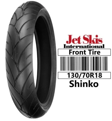 Neumático delantero radial avanzado 130/70R-18 63V Shinko 005 Honda Goldwing 1500 1800 F6B Foto 1 de 2
