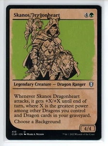 SKANOS DRAGONHEART (SHOWCASE) Battle for Baldur's Gate #410 CLB(NM+)(MTG) - Picture 1 of 1