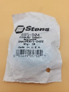 LOT OF 10 STENS 485-904 EXHAUST GASKET SNAPPER 1-2422 - Picture 1 of 2