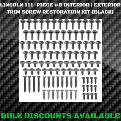Lincoln Car / Truck Interior Exterior Molding Engine Bay Chassis Trim SCREW KIT - Image 1 of 2