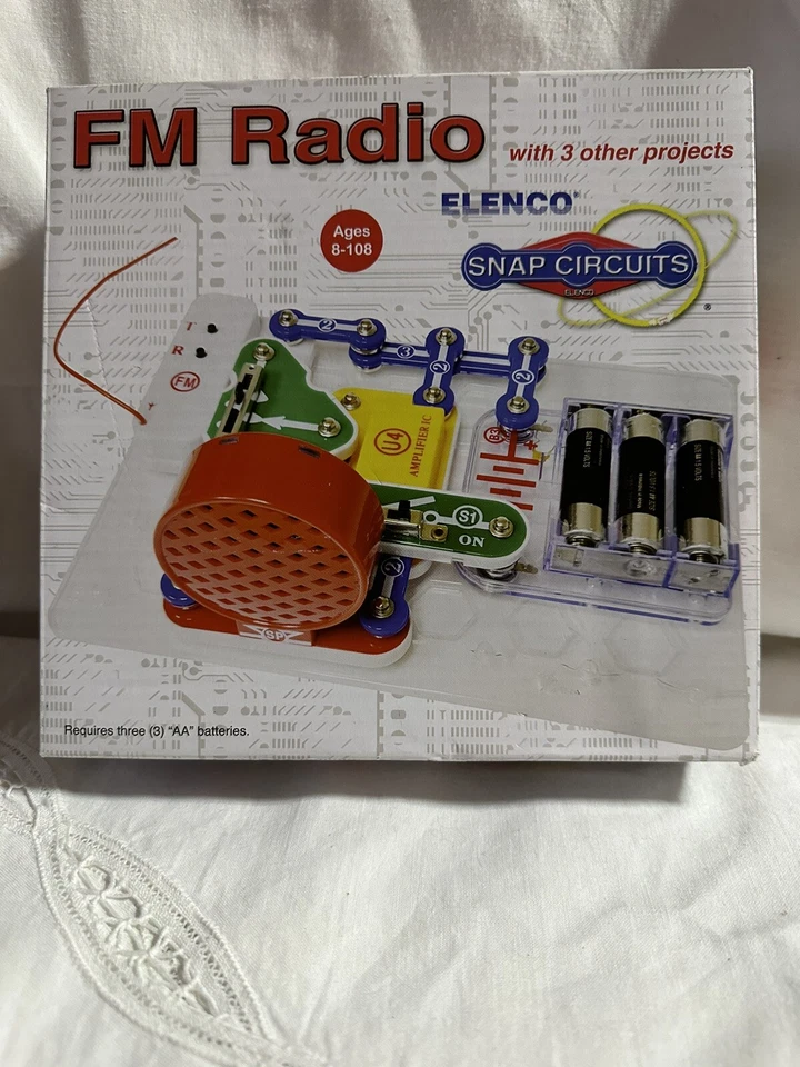 Elenco Snap Circuits Scp-12 FM Radio Kit Ages 8