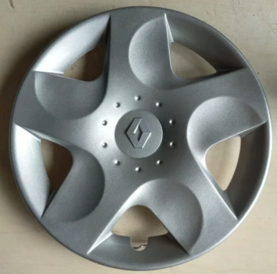 LOT DE 4 ENJOLIVEURS RENAULT NEW TWINGO 2007 POUR JANTES 14" AVEC LOGO - Photo 1/3