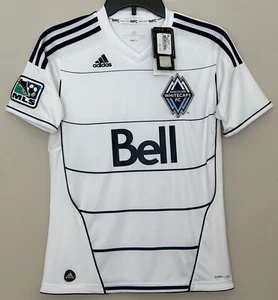 Nueva camiseta de fútbol Adidas juvenil talla mediana Vancouver Whitecaps FC - manchas de maquillaje - Imagen 1 de 9