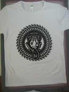 GANESH LADY FIT T-SHIRT/India/Shiva/techno/Psy Trance/Electro/House/Disco/dj/GOA - Bild 1 von 1