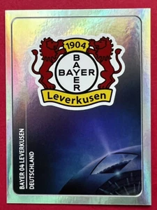 PANINI UEFA CHAMPIONS LEAGUE 2011-12 #311-BAYER 04 LEVERKUSEN TEAM BADGE-FOIL - Picture 1 of 2