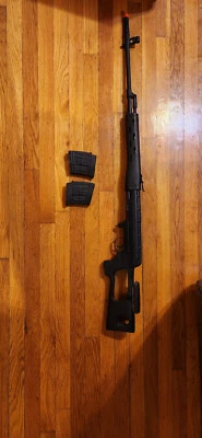 A&K SVD Dragunov Airsoft Bolt Action Sniper Rifle w/Metal Gearbox 500FPS - Image 1 of 2