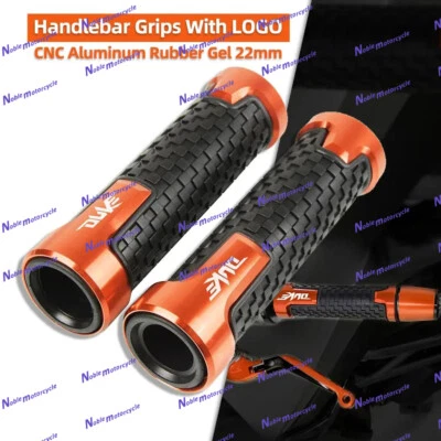 For KTM RC Duke 390 790 890 690 125 300 Adventure 1290 7/8" 22mm Handlebar Grips - Image 1 of 4