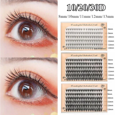 120 Bundles Eyelash Extension Faux Mink Eyelashes Individual Cluster Eye Lashes↷ - Image 1 of 4