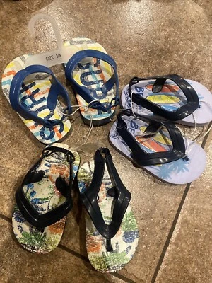 Lot Of 3 Baby Size 3/4 Toys “R” Us Summer Flip Flops  - Image 1 of 4