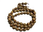 8x10mm Vietnam Natural Agarwood Oud Wood Beads Copper Meditation Bracelet