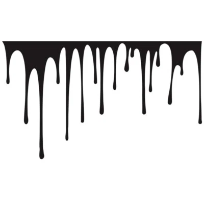 Car Stickers Black Terror Blood Graphics Decals Fit for Auto Body Side Door Trim - Image 1 of 4