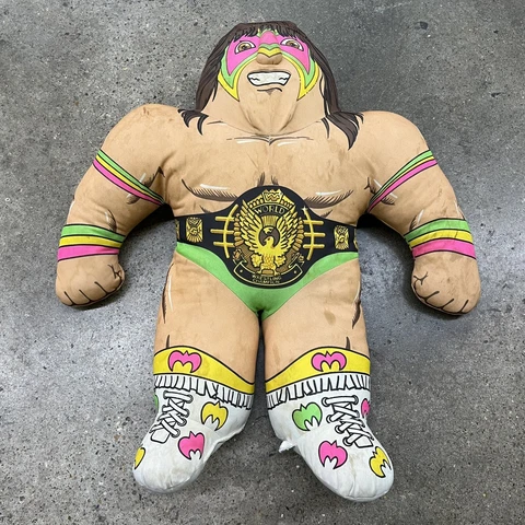 Vintage Ultimate Warrior WWF Wrestling Buddies by Tonka Cover