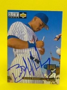 Butch Huskey 1994 Collector's Choice #10 PERSONAL AUTOGRAPH