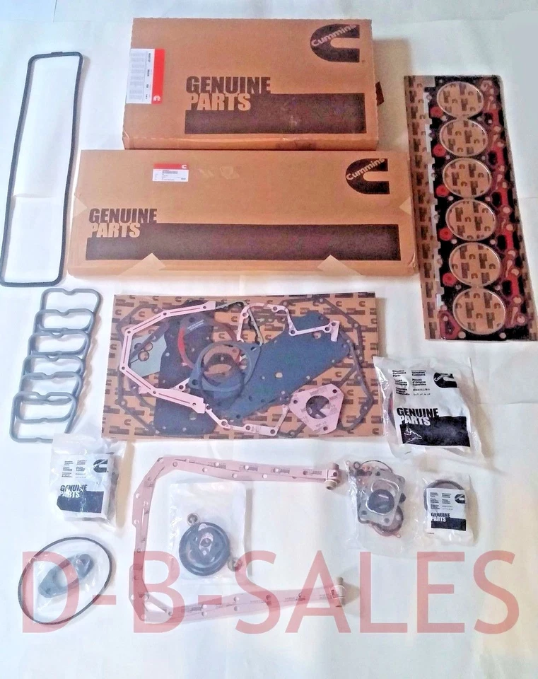 Cummins 4089649 Complete Upper Gasket Kit Set For 1989-98 Dodge 5.9L 12 Valve
