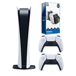 Sony Playstation 5 digital con controlador adicional, paquete de estación de carga doble - Imagen 1 de 4