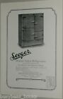 1925 SEEGER Réfrigérateur Publicité, Icebox, glace ou électrique