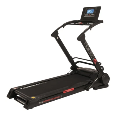 Toorx tapis roulant elettrico Trx-power Compact S Hrc Salvaspazio pieghevole Ner - Immagine 1 di 4