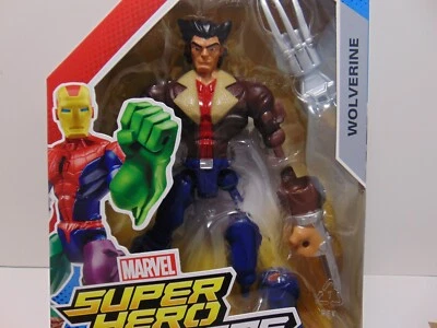 FIGURA DE ACCIÓN WOLVERINE (6") (2015) MARVEL SUPER HERO MASHERS (X-MEN) NUEVA Foto 1 de 4