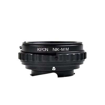 KIPON Macro Adapter with Helicoid for Nikon F Mount Lens to Leica M Mount Camera