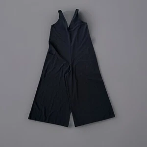 Athleta Jumpsuit Wide Leg V-Neck Sleeveless Black Casual XXS - Picture 1 of 6