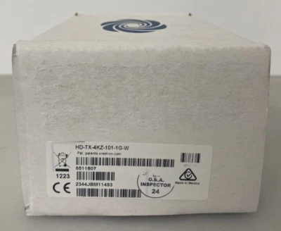 Transmisor Crestron HD-TX-4KZ-101-1G-W DM Lite 4K60 4:4:4 para HDMI 6511807 NUEVO Foto 1 de 2
