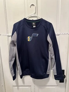 NBA Basketball Utah Jazz  Pullover Sweatshirt Youth Boys Large 14-16 Blue - Picture 1 of 6