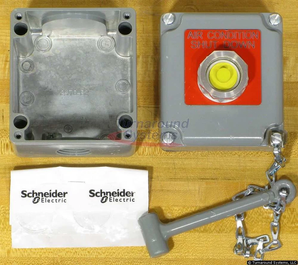 Square D 9001KYK114 HVAC Emergency Shut Down Station, NEW! - Image 1 of 1