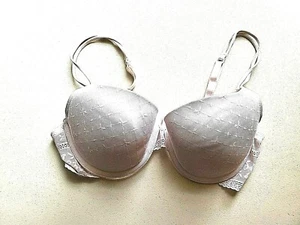 32D Cabernet Mesh Overlay Push Up Underwire Bra 1060 - Picture 1 of 4