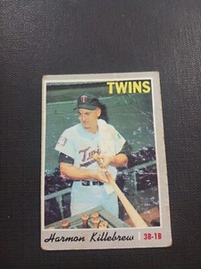 1970 Topps Harmon Killebrew Minnesota Twins HOF #150💥⚾️💥 Fair/Good