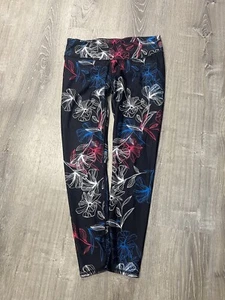 Define PowerHold 7/8 Legging Womens Pants Large Floral Black see pics - Picture 1 of 2