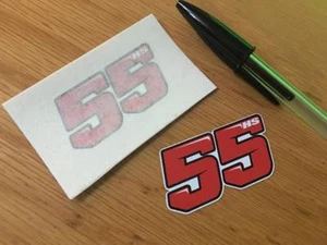 Numero gara Hafizh Syahrin numero 55 - (coppia molto piccola) - Foto 1 di 1