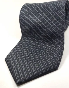Corbata negra para hombre NAUTICA 100 % seda NUEVA - Imagen 1 de 3