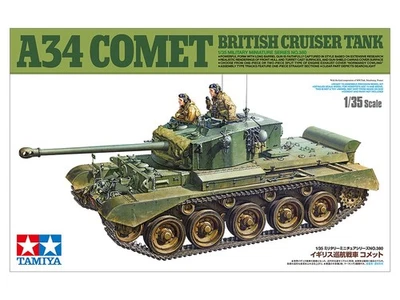 Tamiya 35380, British Cruiser Tank A34 COMET - 1:35 Scale Model Kit - Image 1 of 2
