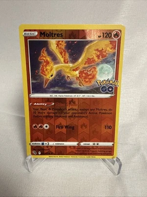 Moltres 012/078 Pokemon GO Reverse Holo Rare NM Pokemon - Image 1 of 2