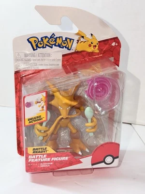 Figura de acción Jazwares Alakazam Pokemon Battle 2023 - Explosión psíquica Foto 1 de 3