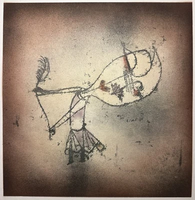Paul Klee [nach] ‘’Tanz des trauernden Kindes” (1922), Esther Gentle Repro. - Bild 1 von 4