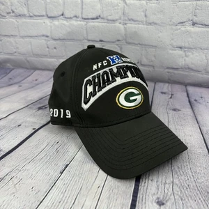 Gorra de pelota 2019 NFC Champions Green Bay Packers New Era 9Forty talla única - Imagen 1 de 9