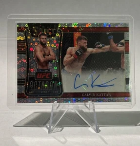 2022 Panini Select UFC #OA-CKT Calvin Kattar DISCO Octagon Action Signatures - Picture 1 of 2