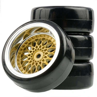 1/10 RC Drift Wheels/Tires Dia 62mm, 12mm Hex 3/6/9mm Offset for HSP HPI Sakura - Image 1 of 4