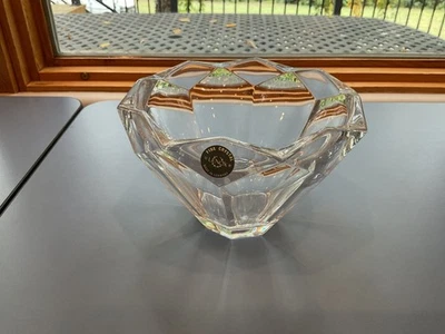 Vintage Lenox "CARAT" Crystal Bowl Octagon Diamond Shape - Image 1 of 4