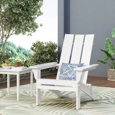 Silla plegable Zuma Adirondack | Muebles de patio de exterior Foto 1 de 4
