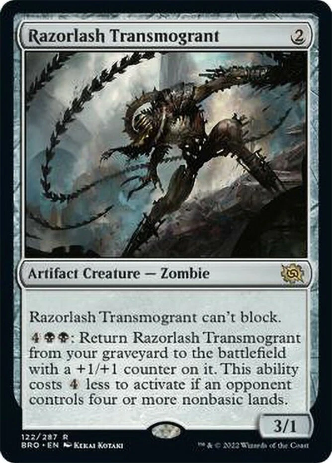 x1 Razorlash Transmogrant - The Brothers' War - NM - MTG - Image 1 of 1
