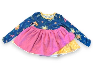Matilda Jane Quiet Contemplation Long Sleeve Tulle Top Short Dress Girls 4 - Picture 1 of 9