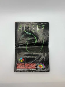 Alien 3 (Nintendo SNES, 1993) Manual ONLY Instruction Booklet PAL SNSP-A3-AUS - Picture 1 of 7
