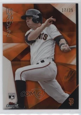 2015 Topps Finest Orange Refractor /25 Gary Brown #85 Rookie RC - Image 1 of 2