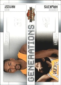 2009-10 Panini Threads Generations #15 Connie Hawkins/Ron Artest - BSK - Picture 1 of 2