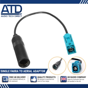 Single Fakra (Wasserblau Universal) Zu Aerial Adapter Weiblich DIN ISO AL042 ATD - Bild 1 von 6